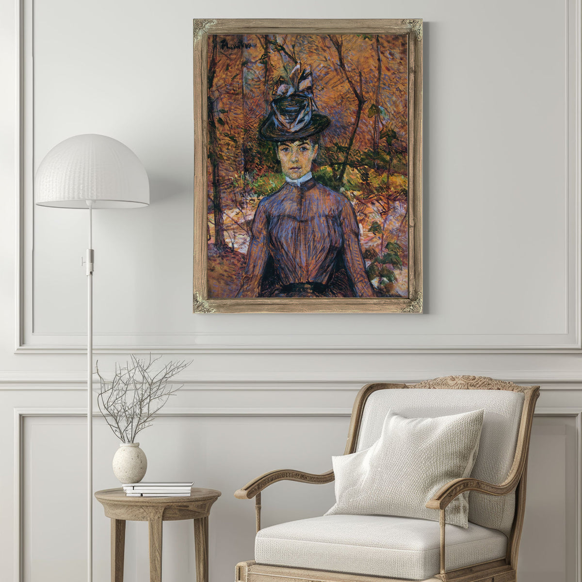 Portrait de Suzanne Valadon By Toulouse Lautrec
