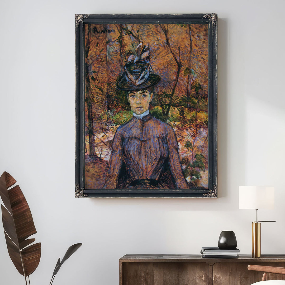 Portrait de Suzanne Valadon By Toulouse Lautrec