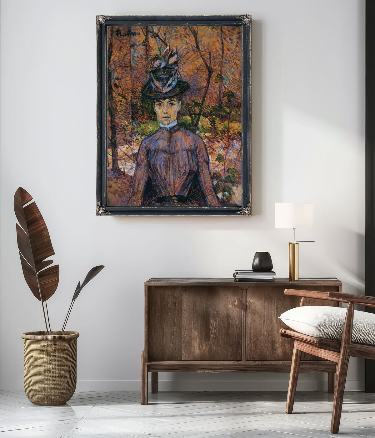 Portrait de Suzanne Valadon By Toulouse Lautrec