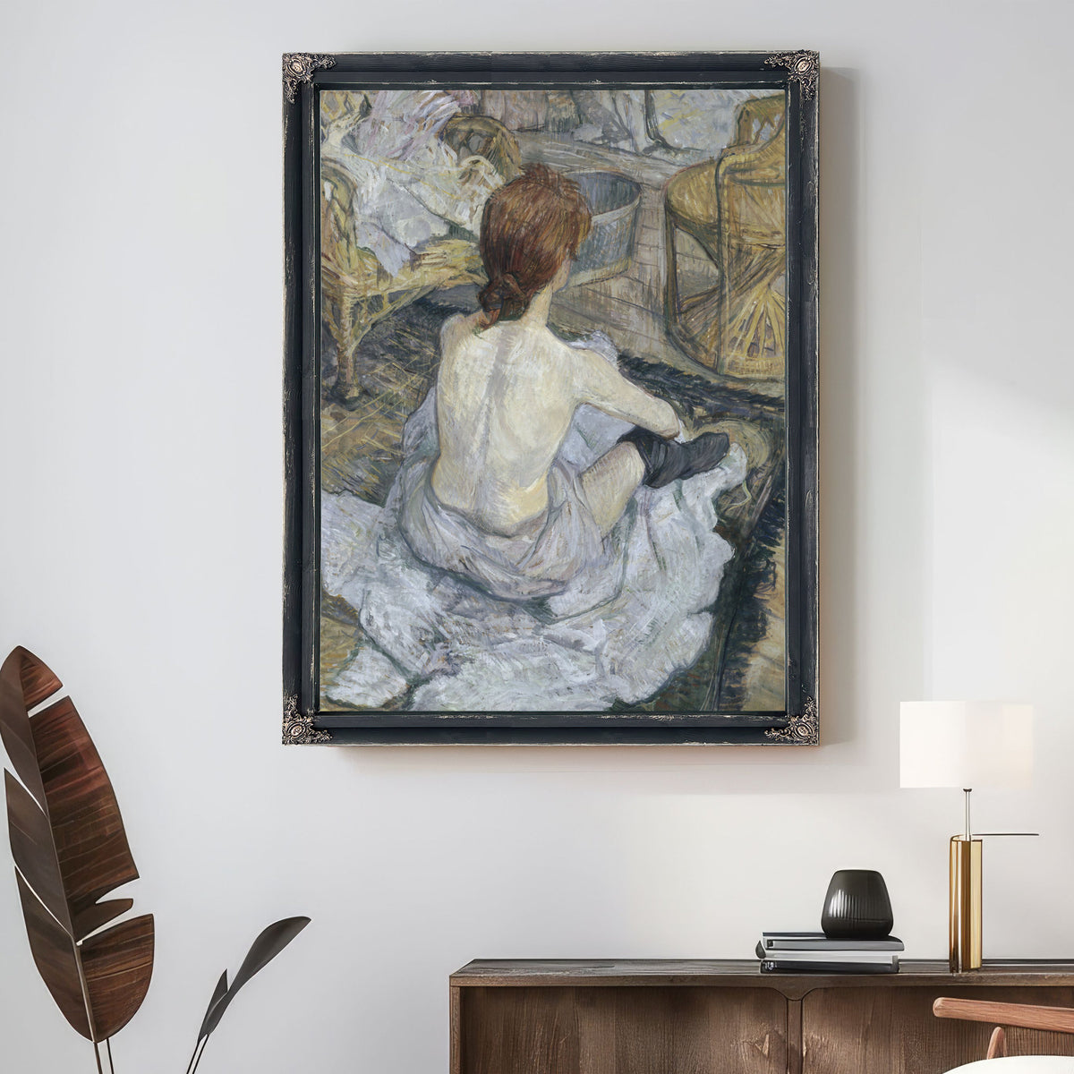 Rousse Dit Aussi la Toilette By Toulouse Lautrec