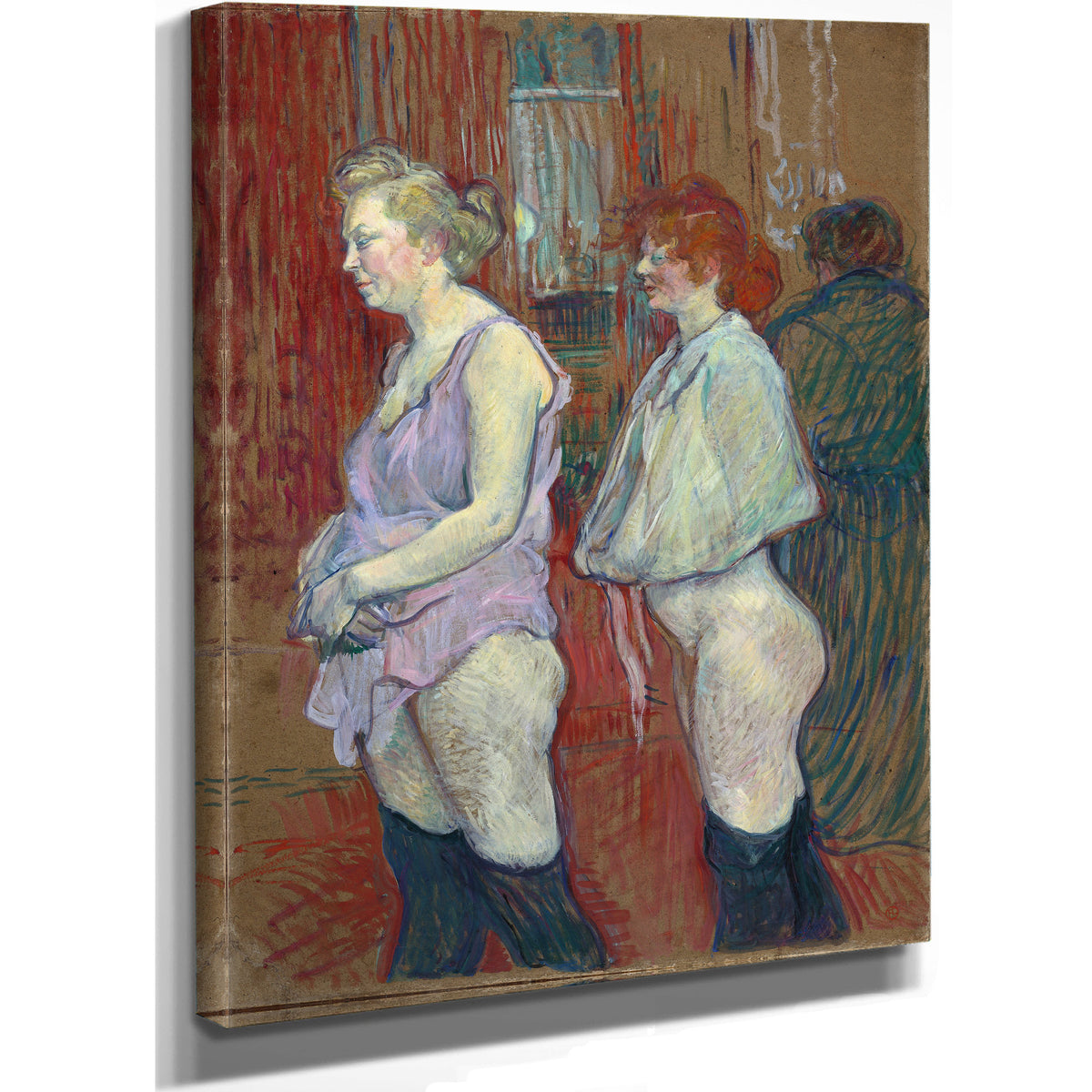 Rue Des Moulins By Toulouse Lautrec