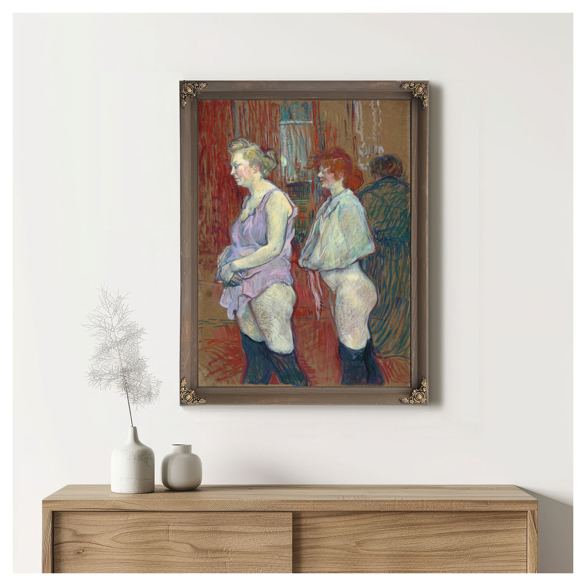 Rue Des Moulins By Toulouse Lautrec