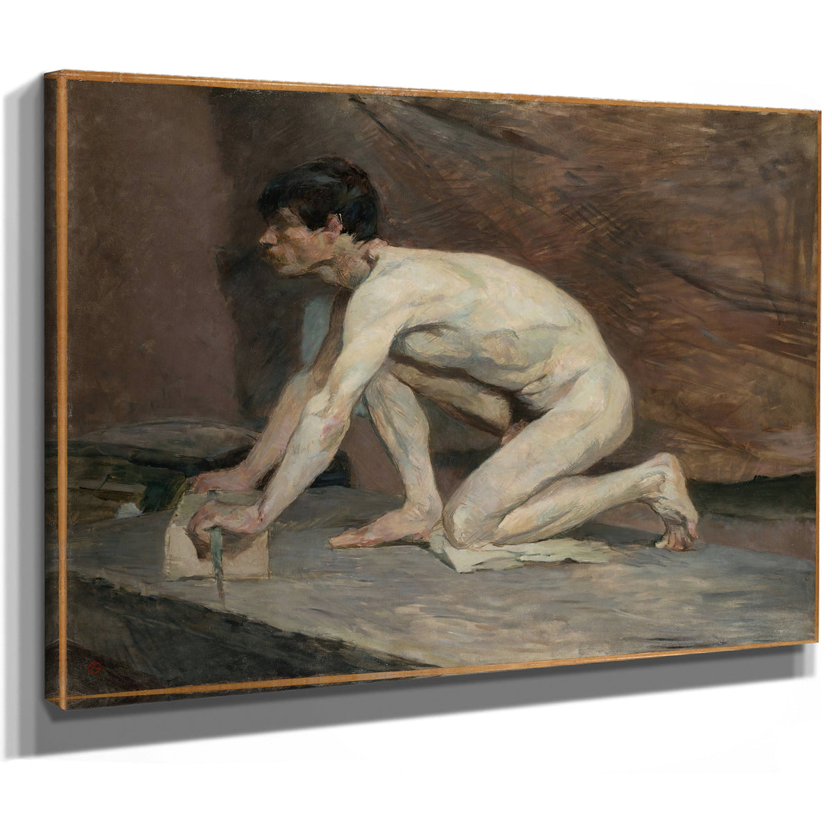 The Marble Polisher By Toulouse Lautrec