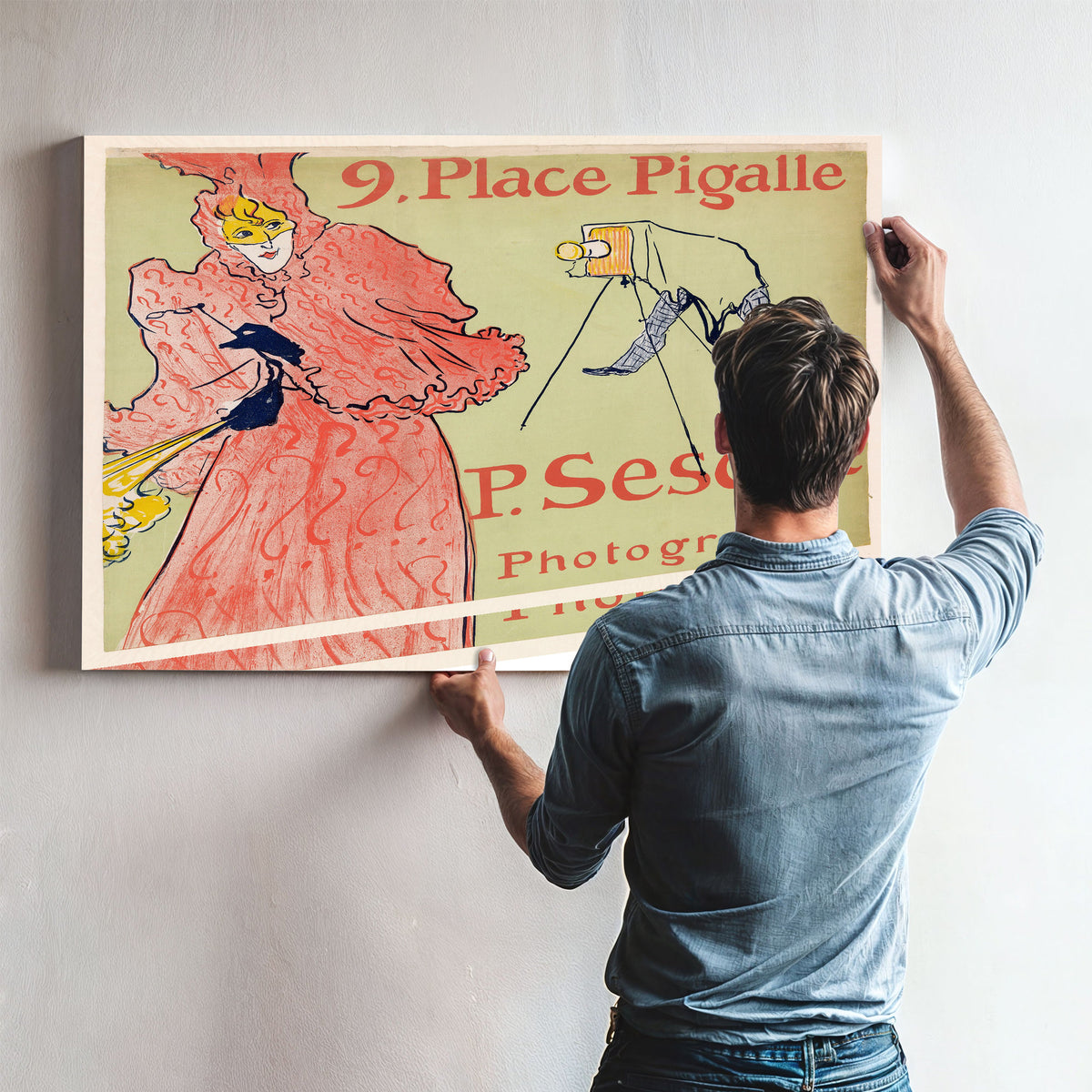 The Photographer Sescau By Toulouse Lautrec