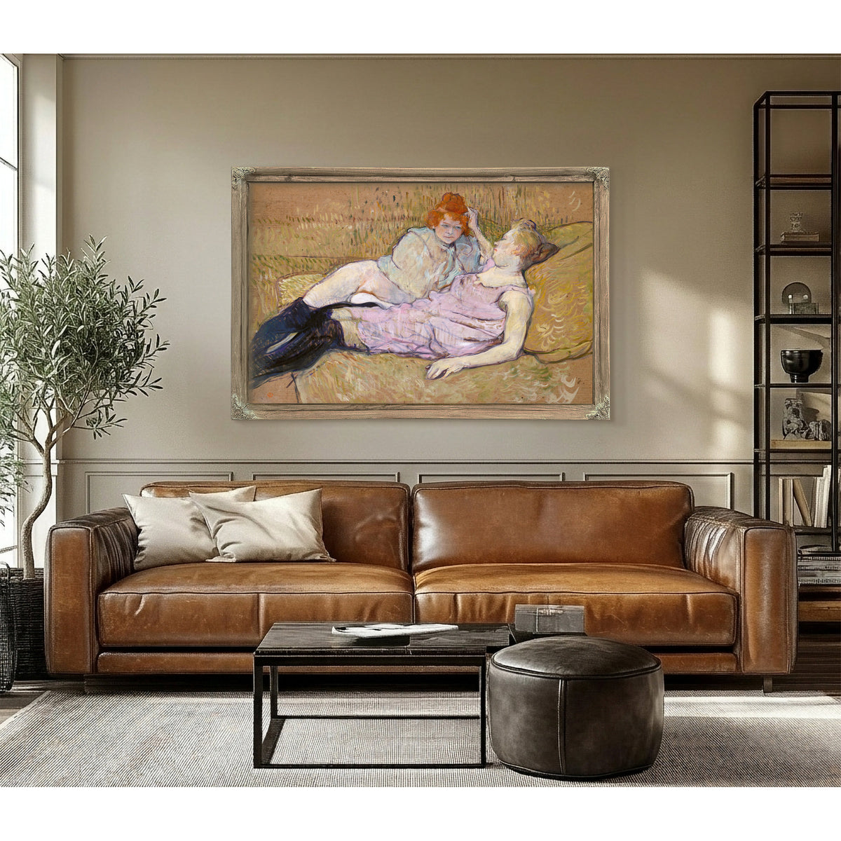 The Sofa By Toulouse Lautrec