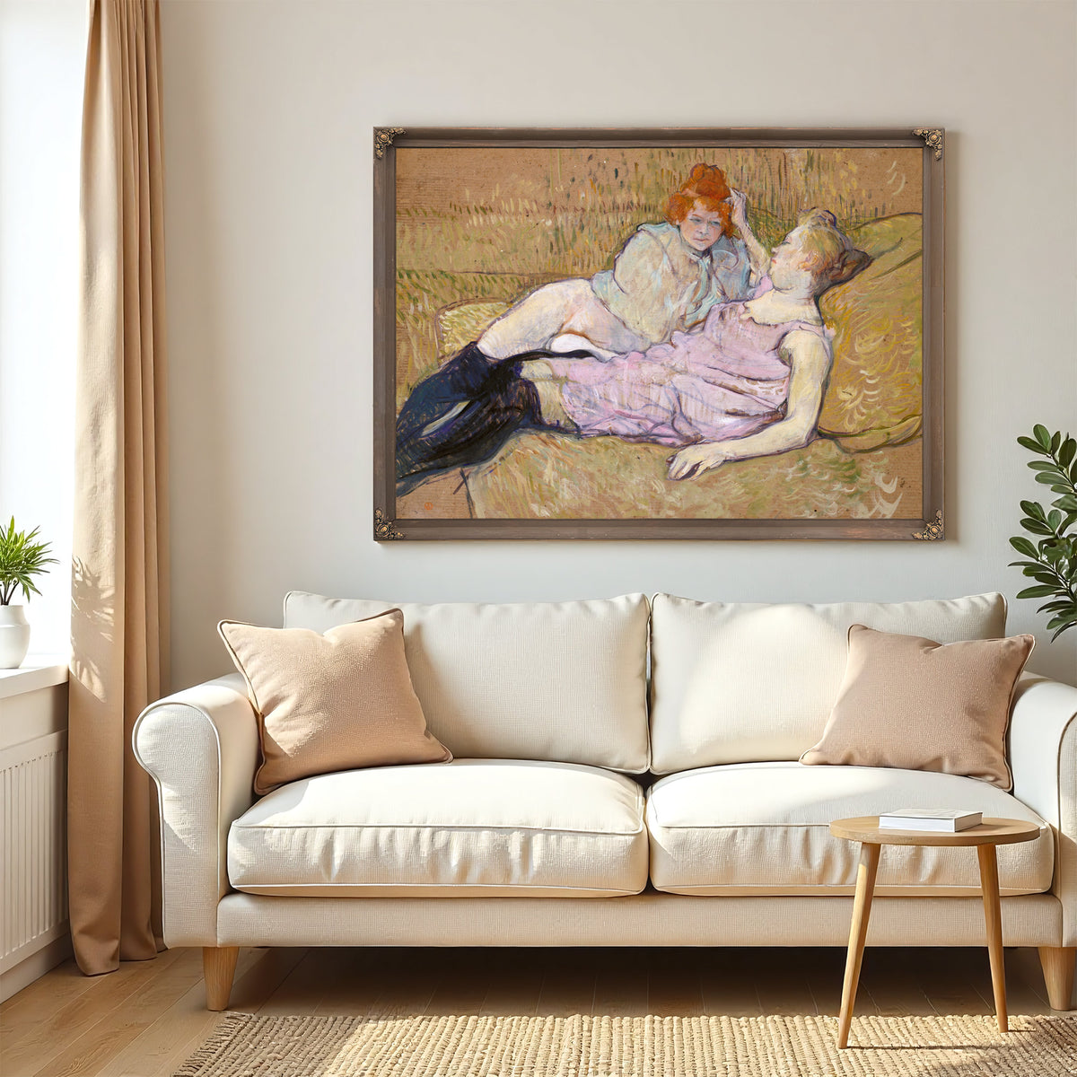 The Sofa By Toulouse Lautrec