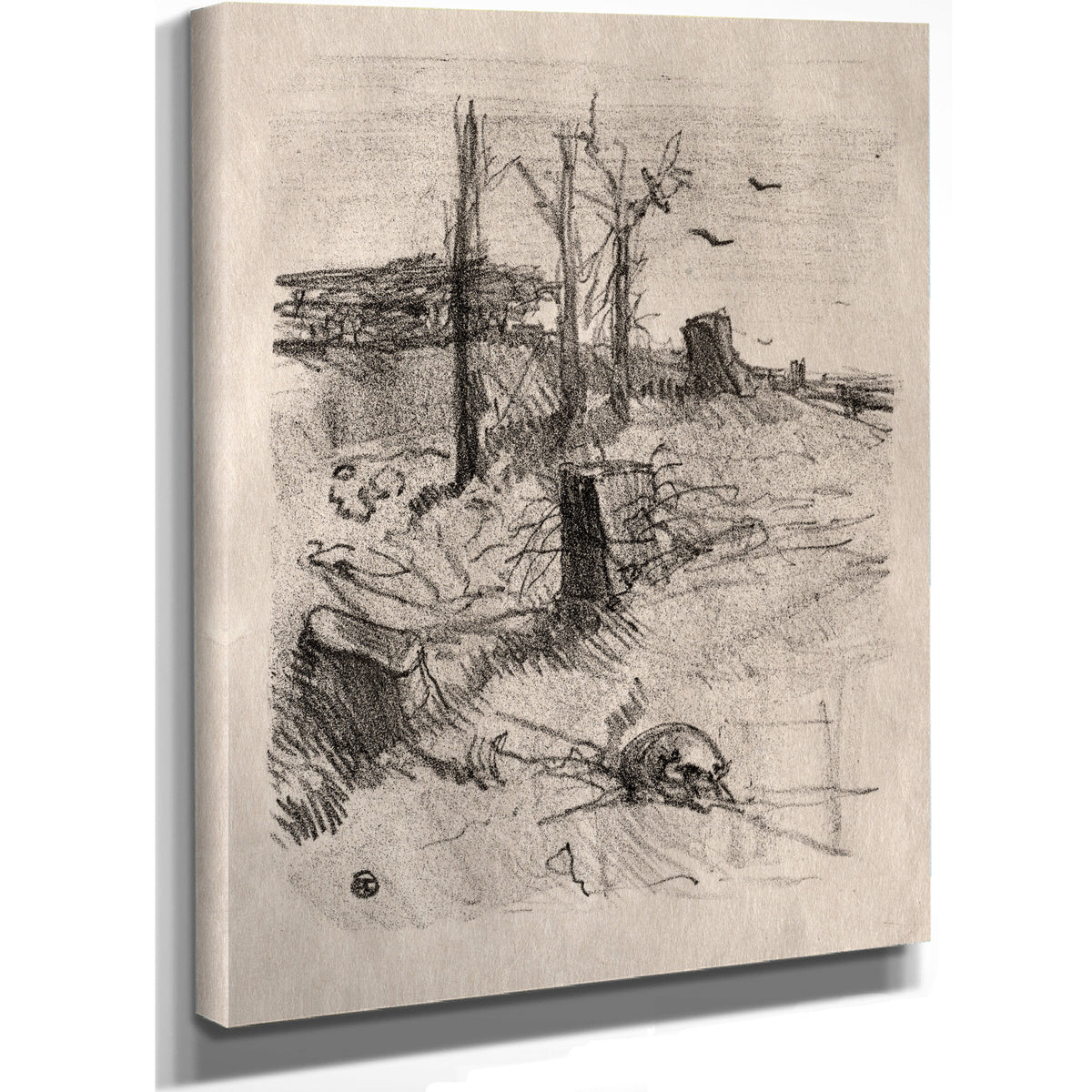 Un Cimetiere En Galicie By Toulouse Lautrec