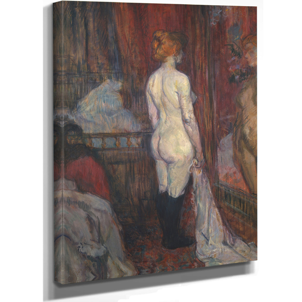 Woman Before Mirror By Toulouse Lautrec