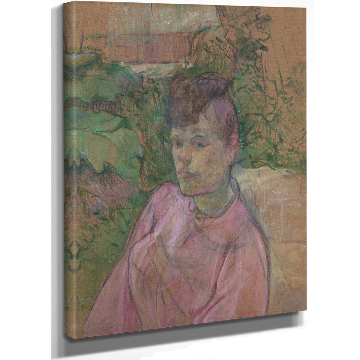 Woman the Garden Monsieur Forest By Toulouse Lautrec