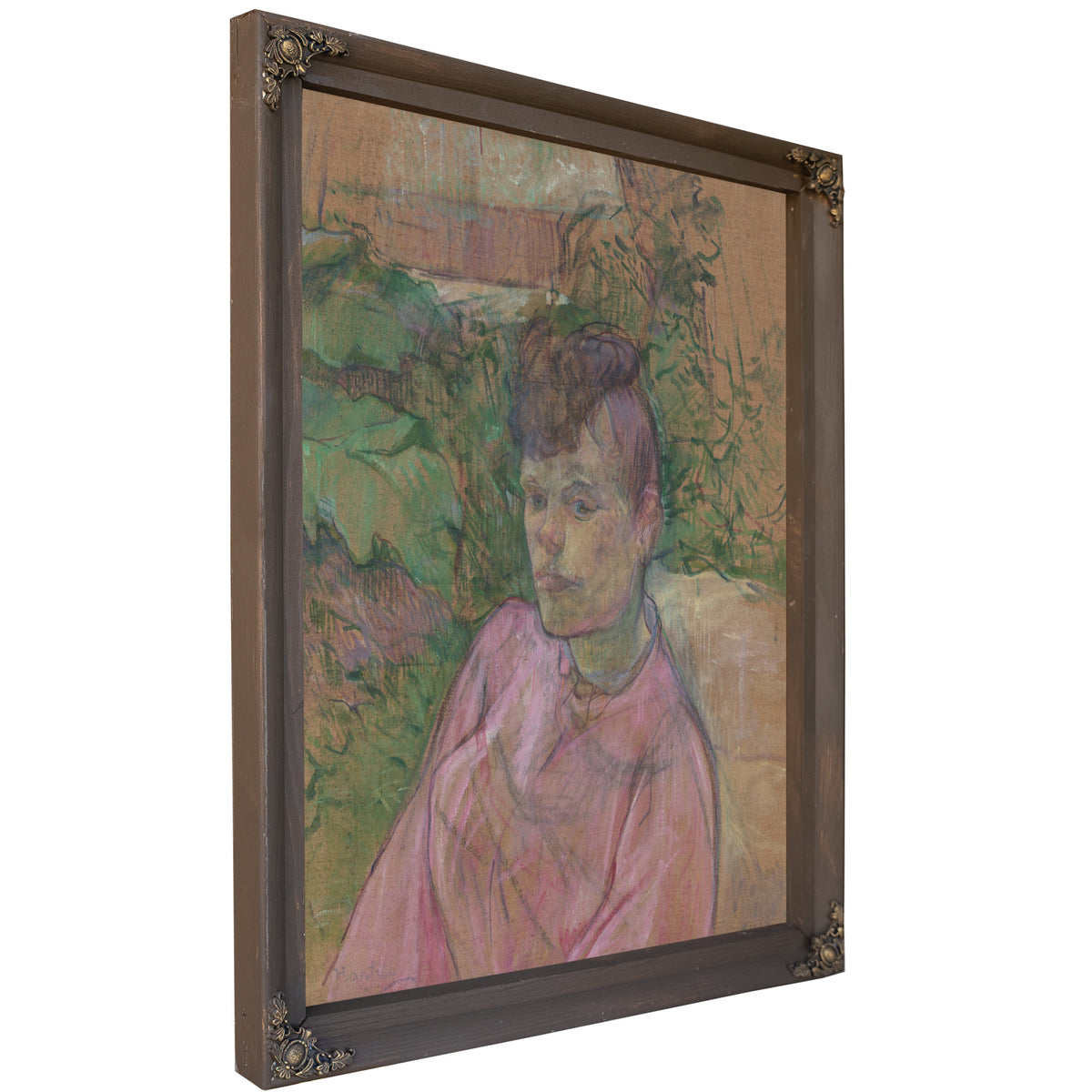 Woman the Garden Monsieur Forest By Toulouse Lautrec