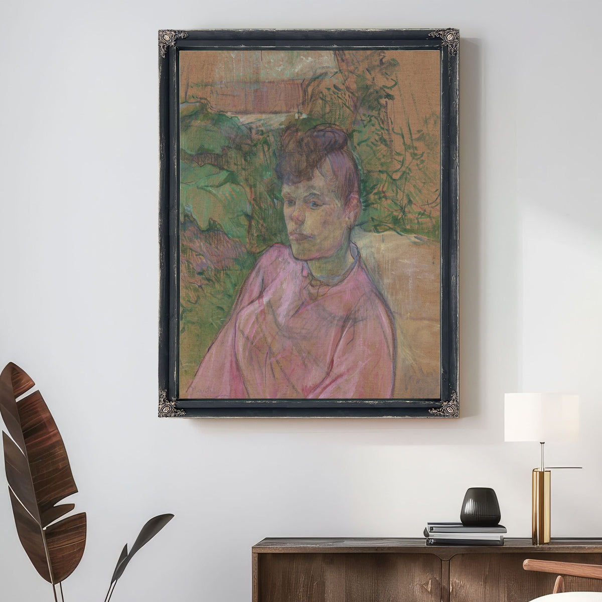 Woman the Garden Monsieur Forest By Toulouse Lautrec