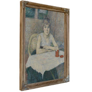 Young Woman a Table Poudre de Riz By Toulouse Lautrec