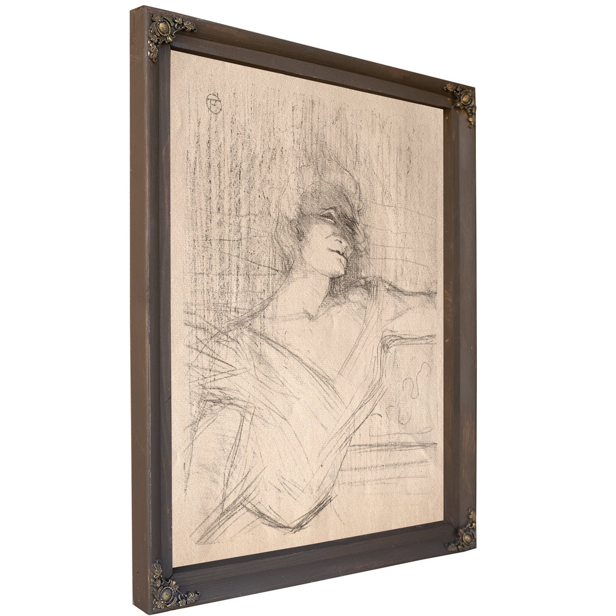 Yvette Guilbert Dans la Glu By Toulouse Lautrec
