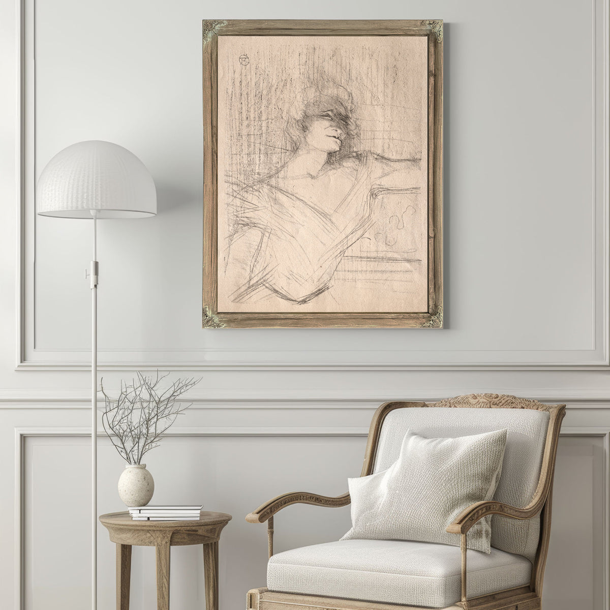 Yvette Guilbert Dans la Glu By Toulouse Lautrec