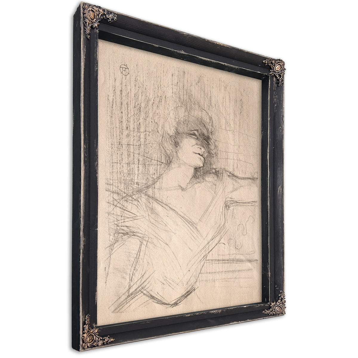 Yvette Guilbert Dans la Glu By Toulouse Lautrec