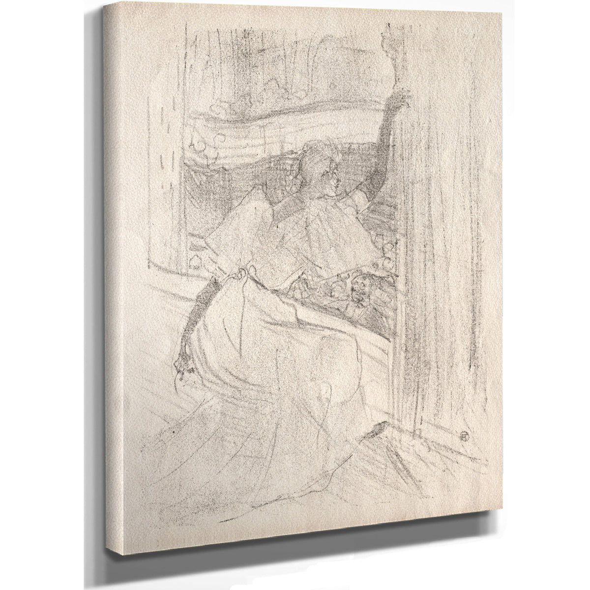 Yvette Guilbert Saluant le Public By Toulouse Lautrec