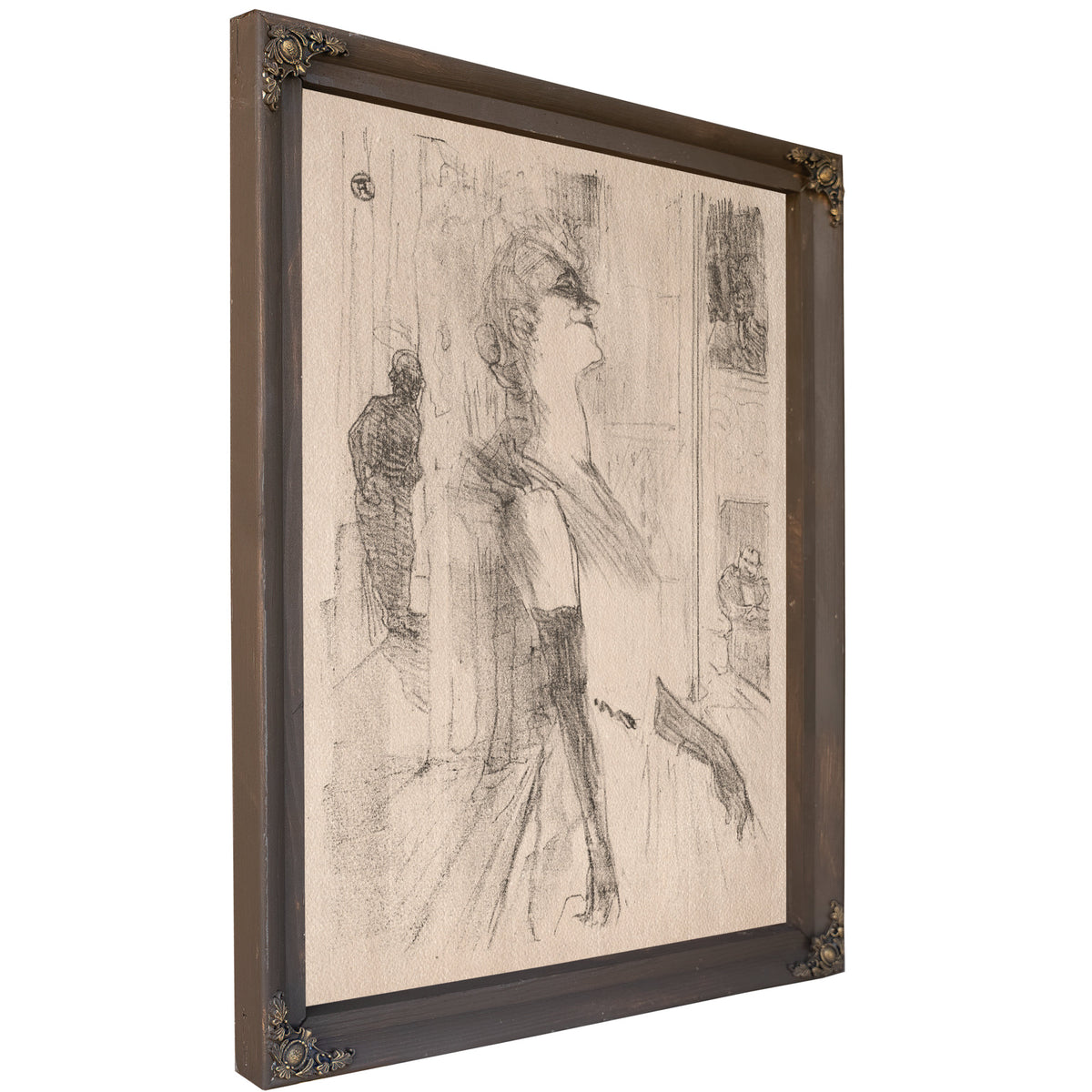 Yvette Guilbert Sur la Scene By Toulouse Lautrec