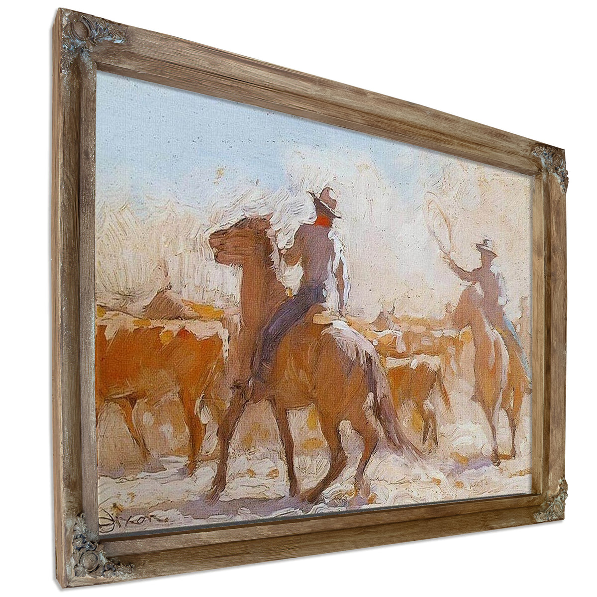 Trail Herd By Maynard Dixon