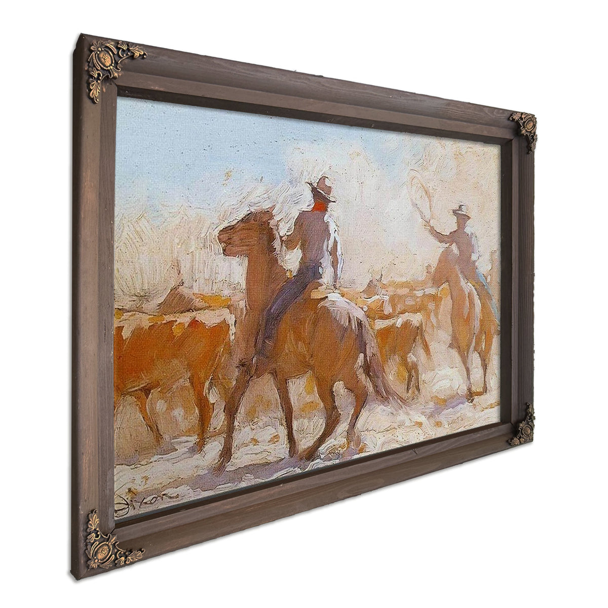 Trail Herd By Maynard Dixon