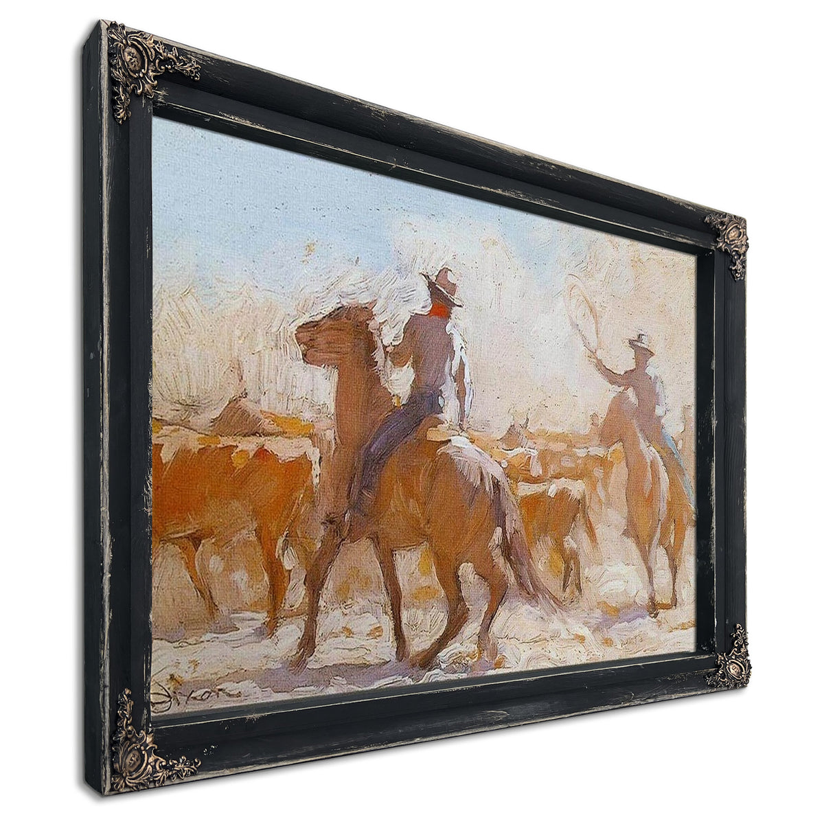 Trail Herd By Maynard Dixon