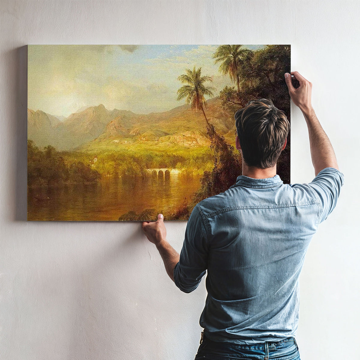 Tropical Scenery By Frederic Edwin Church