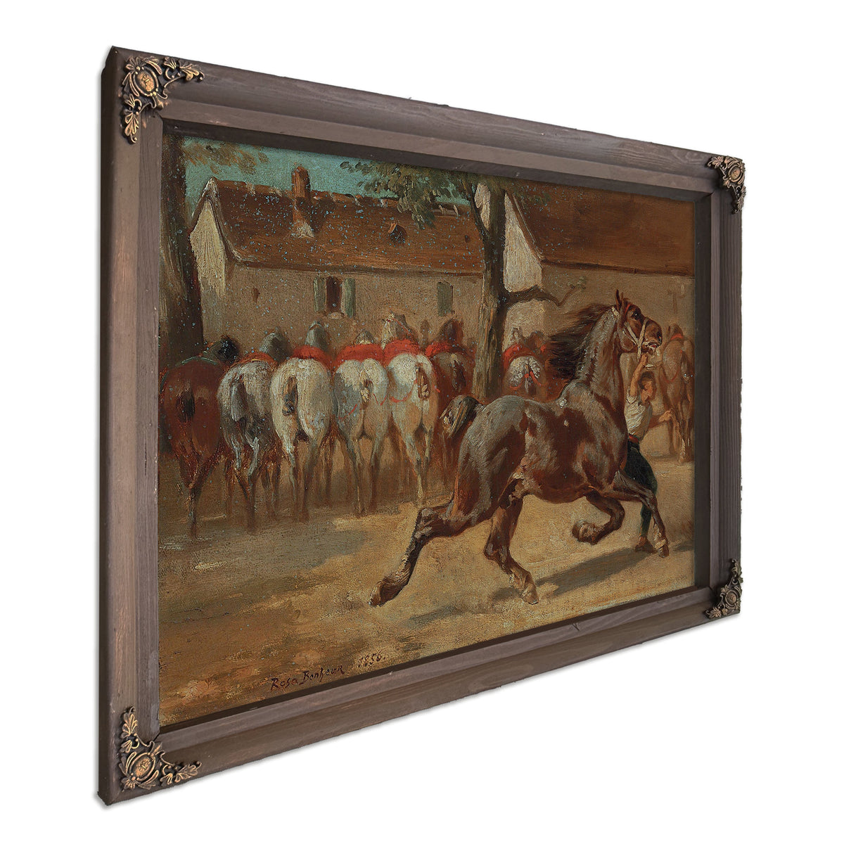 Trotting A Horse by Rosa Bonheur