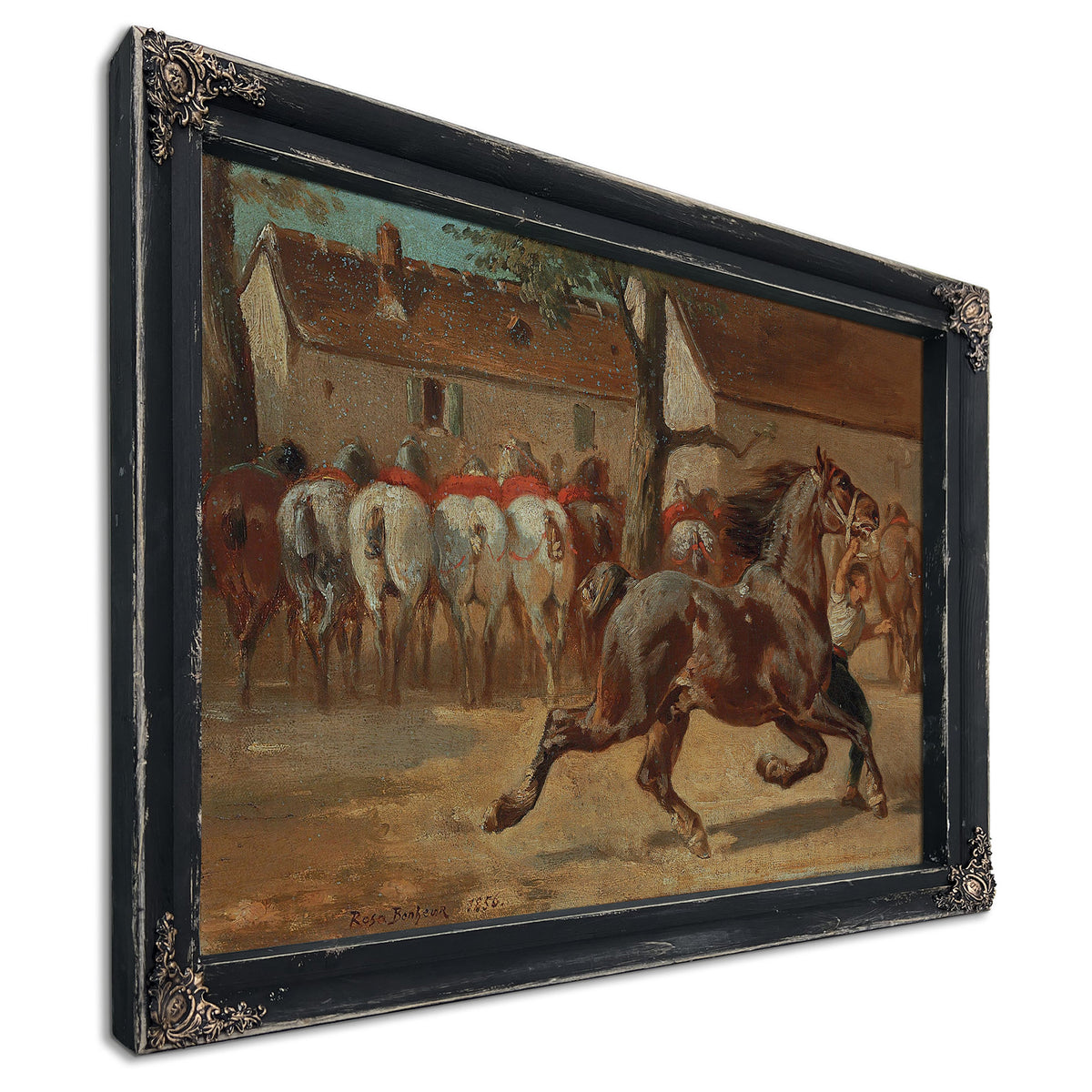 Trotting A Horse by Rosa Bonheur
