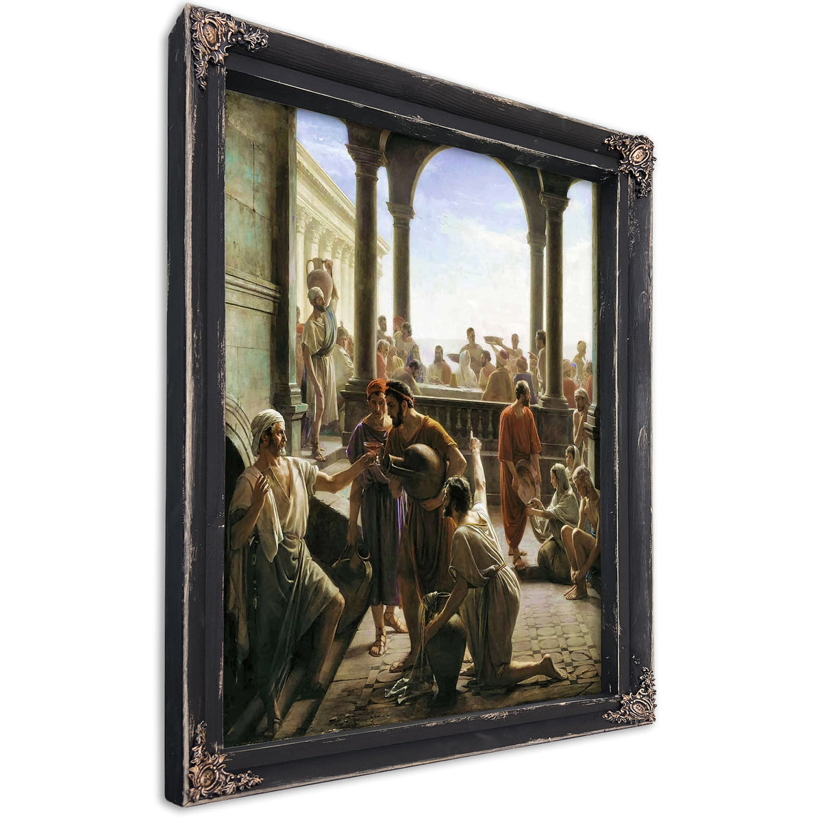 Turning Water To Wine The Wedding At Cana by Carl Bloch