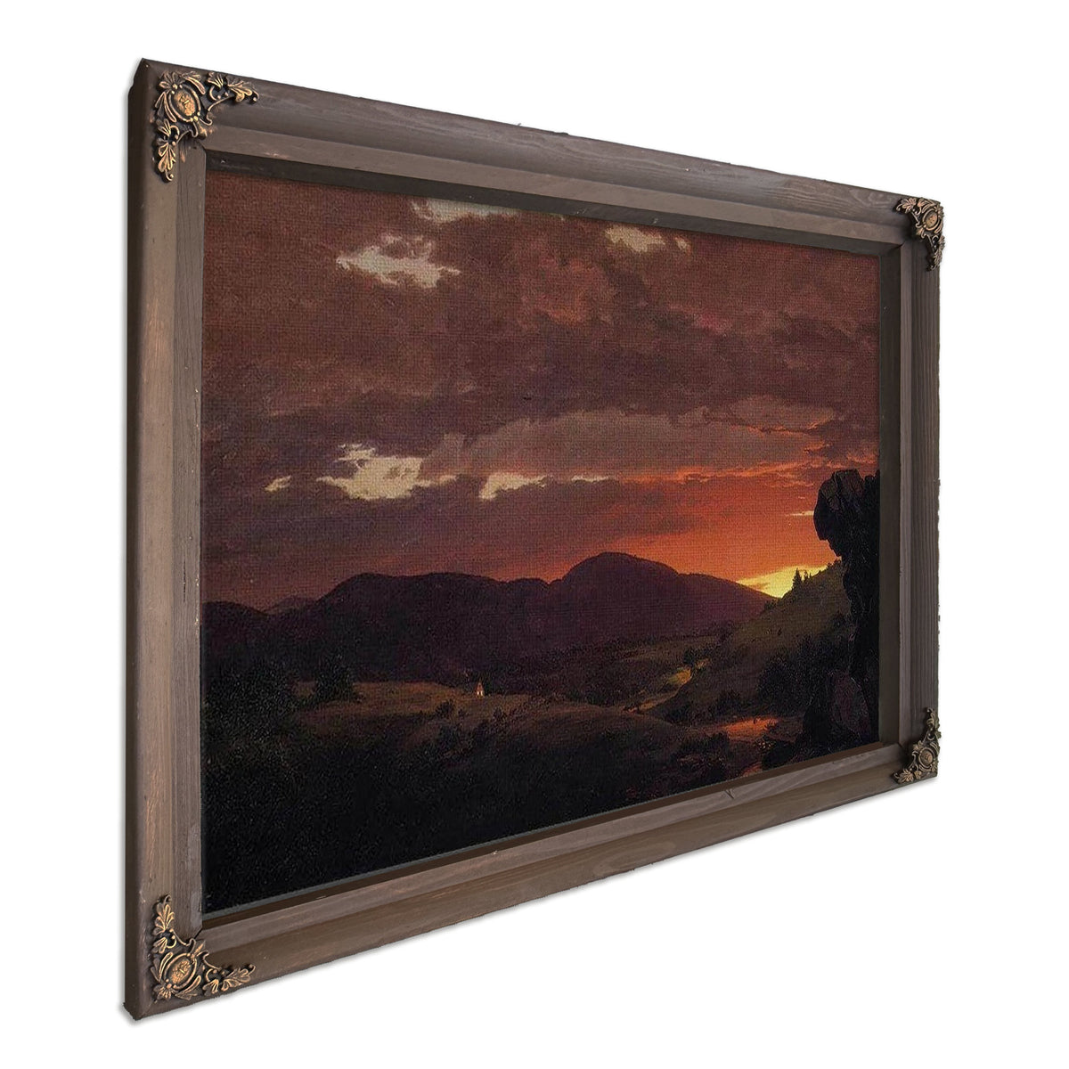 Twilight Short Arbiter Twixt Day And Night By Frederic Edwin Church