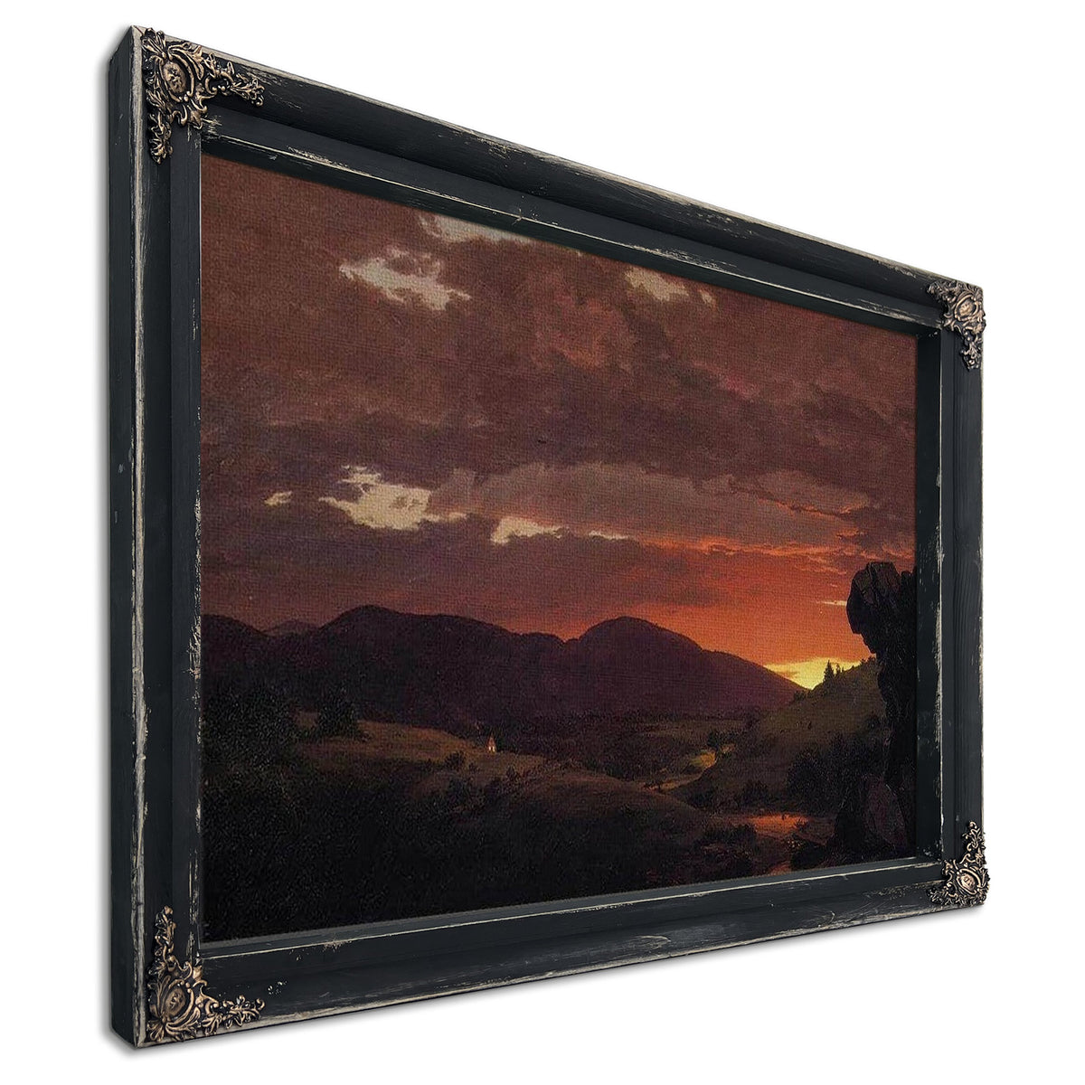 Twilight Short Arbiter Twixt Day And Night By Frederic Edwin Church
