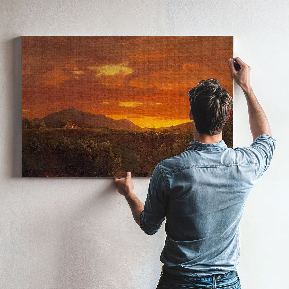 Twilight (Sunset) By Frederic Edwin Church
