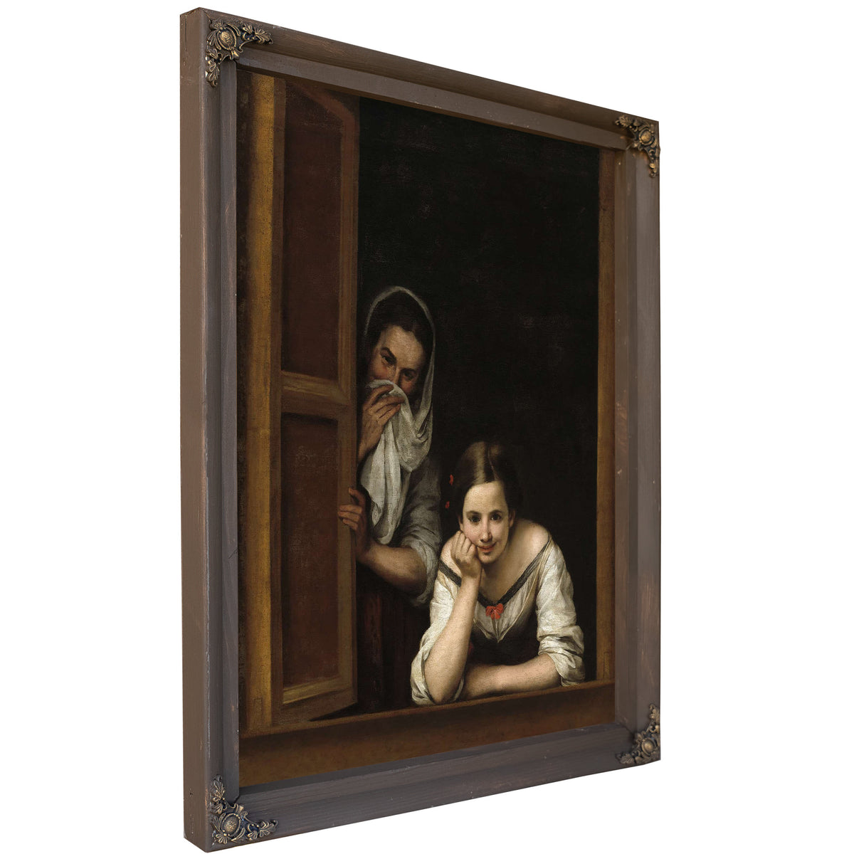 Two Women At A Window by Bartolome Esteban Murillo