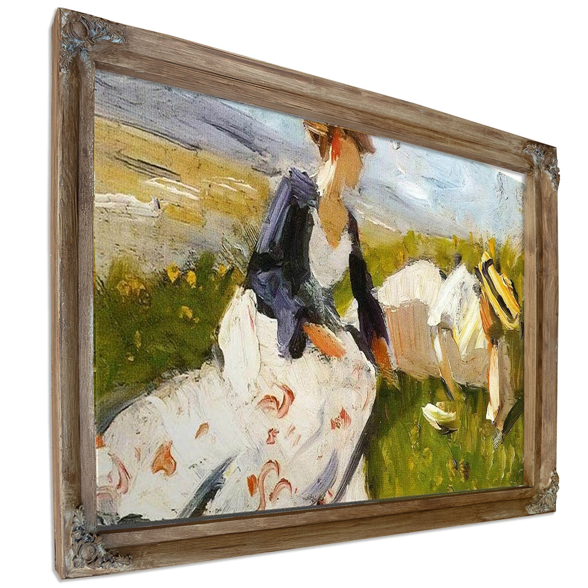 Two Women On The Hillside By Franz Marc