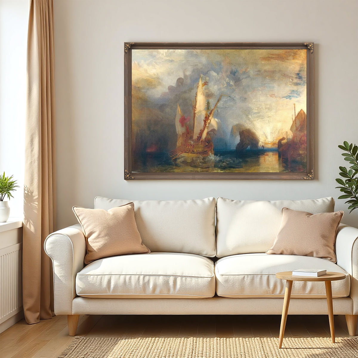 Ulysses Deriding Polyphemus Homer's Odyssey 1829 By Jwm Turner