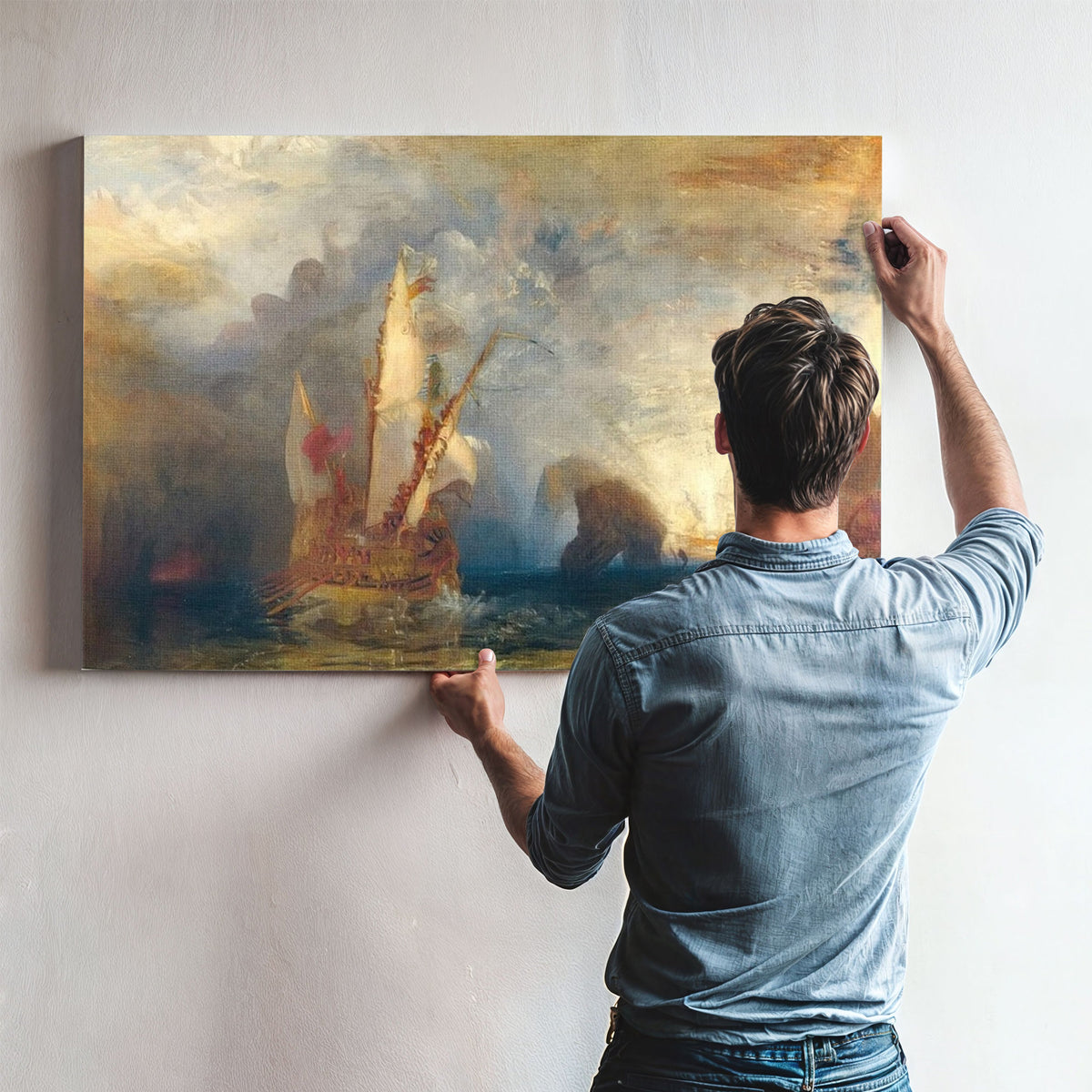 Ulysses Deriding Polyphemus Homer's Odyssey 1829 By Jwm Turner