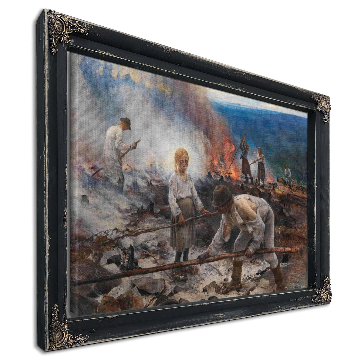 Under The Yoke Burning The Brushwood by Eero Jarnefelt