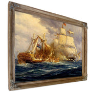 USS Constitution vs HMS Guerriere By Anton Otto Fischer