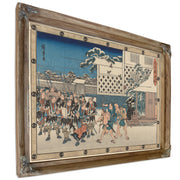 Challenging Guards By Utagawa Hiroshige