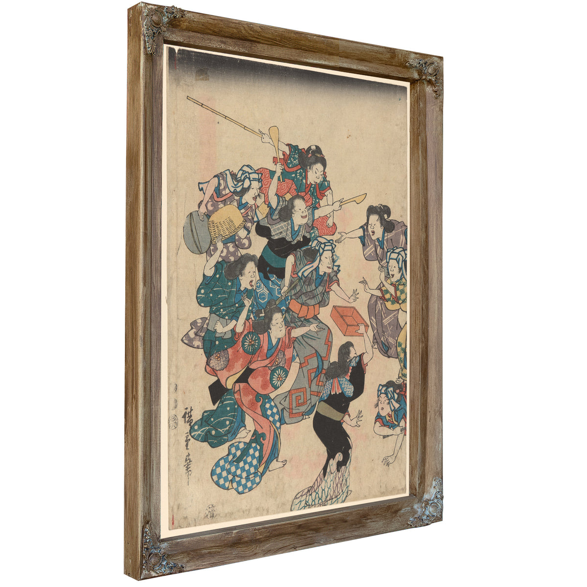 Servants Quarrel 1 By Utagawa Hiroshige
