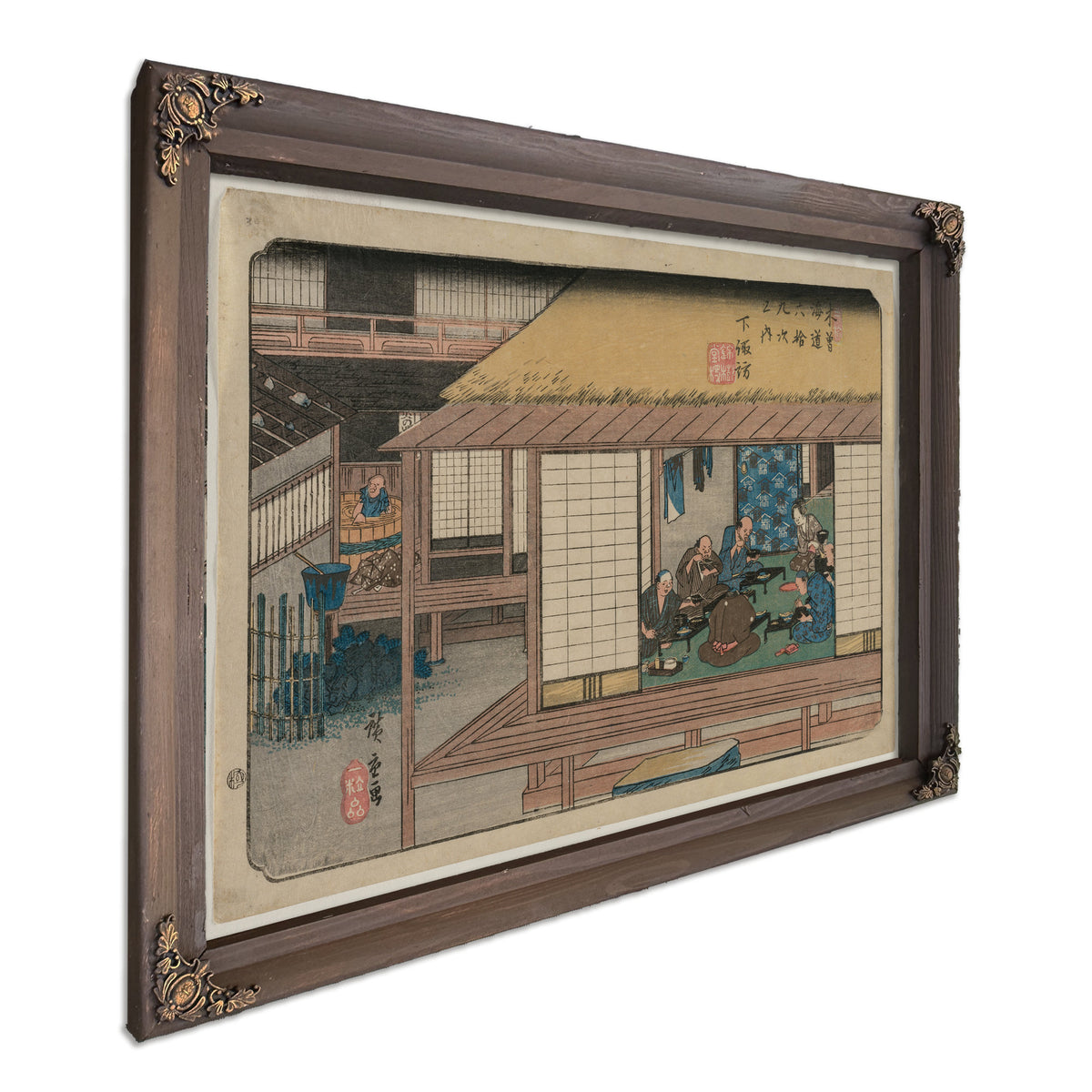 Shimosuwa the Series Sixty Nine By Utagawa Hiroshige