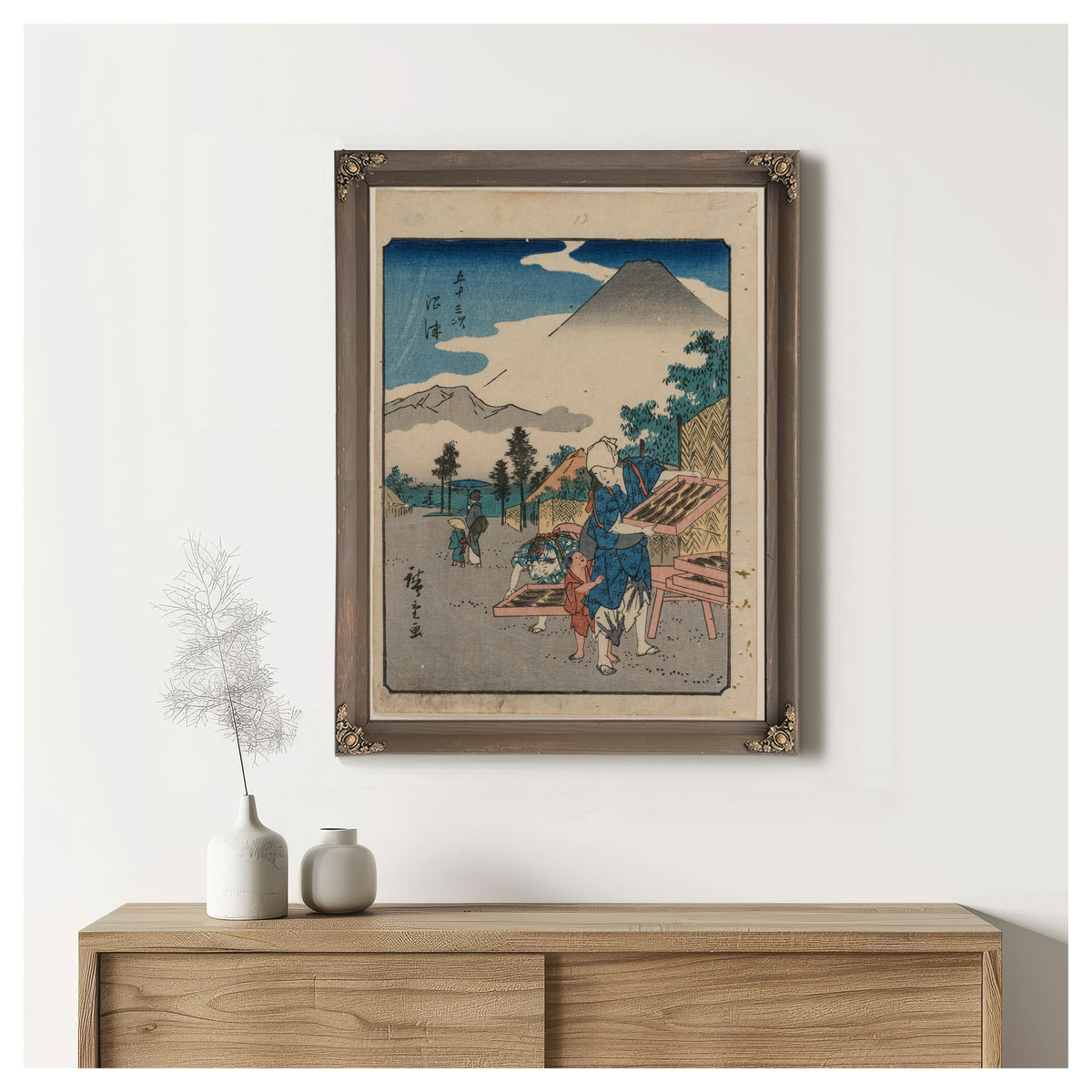 The Fifty Three Stations the Tokaido 04 By Utagawa Hiroshige