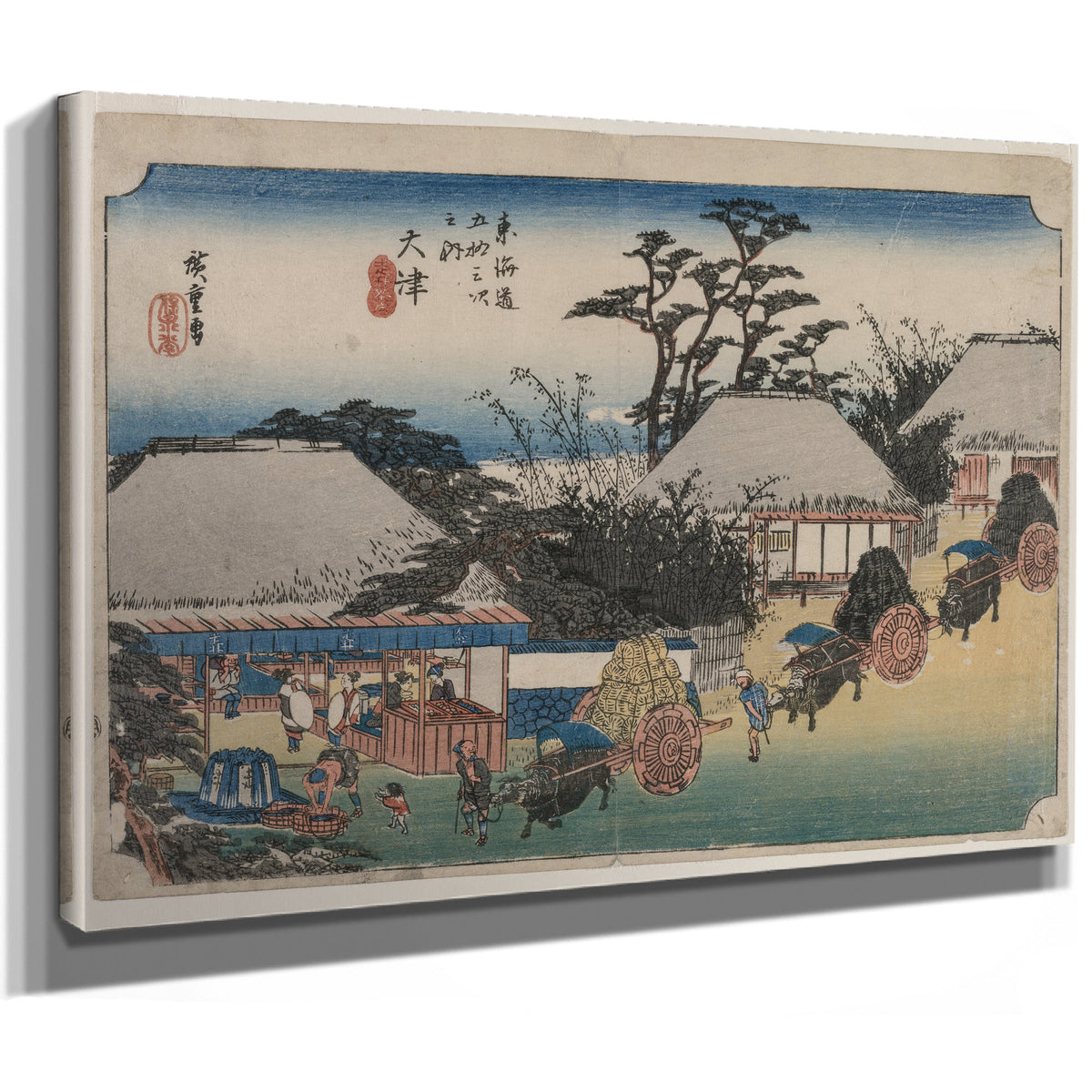 The Fifty Three Stations the Tokaido 05 By Utagawa Hiroshige