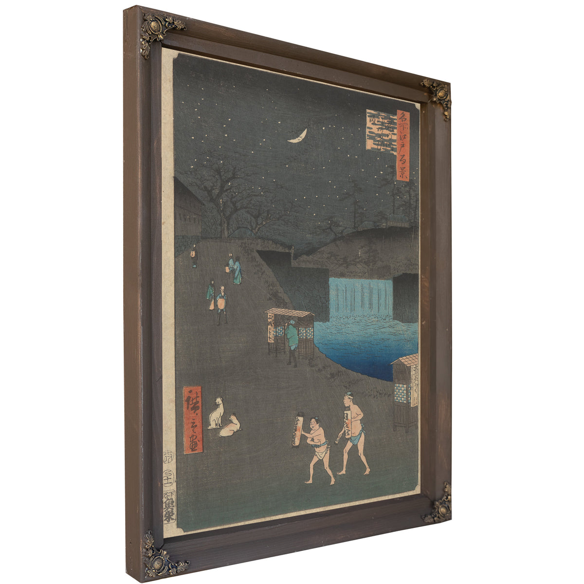 Tora No Mon Gai Aoi Hill Outside Tiger By Utagawa Hiroshige