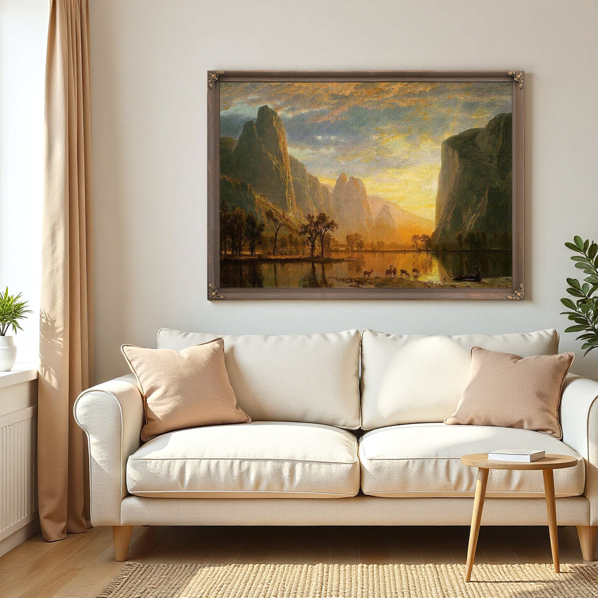 Valley Of The Yosemite By Albert Bierstadt