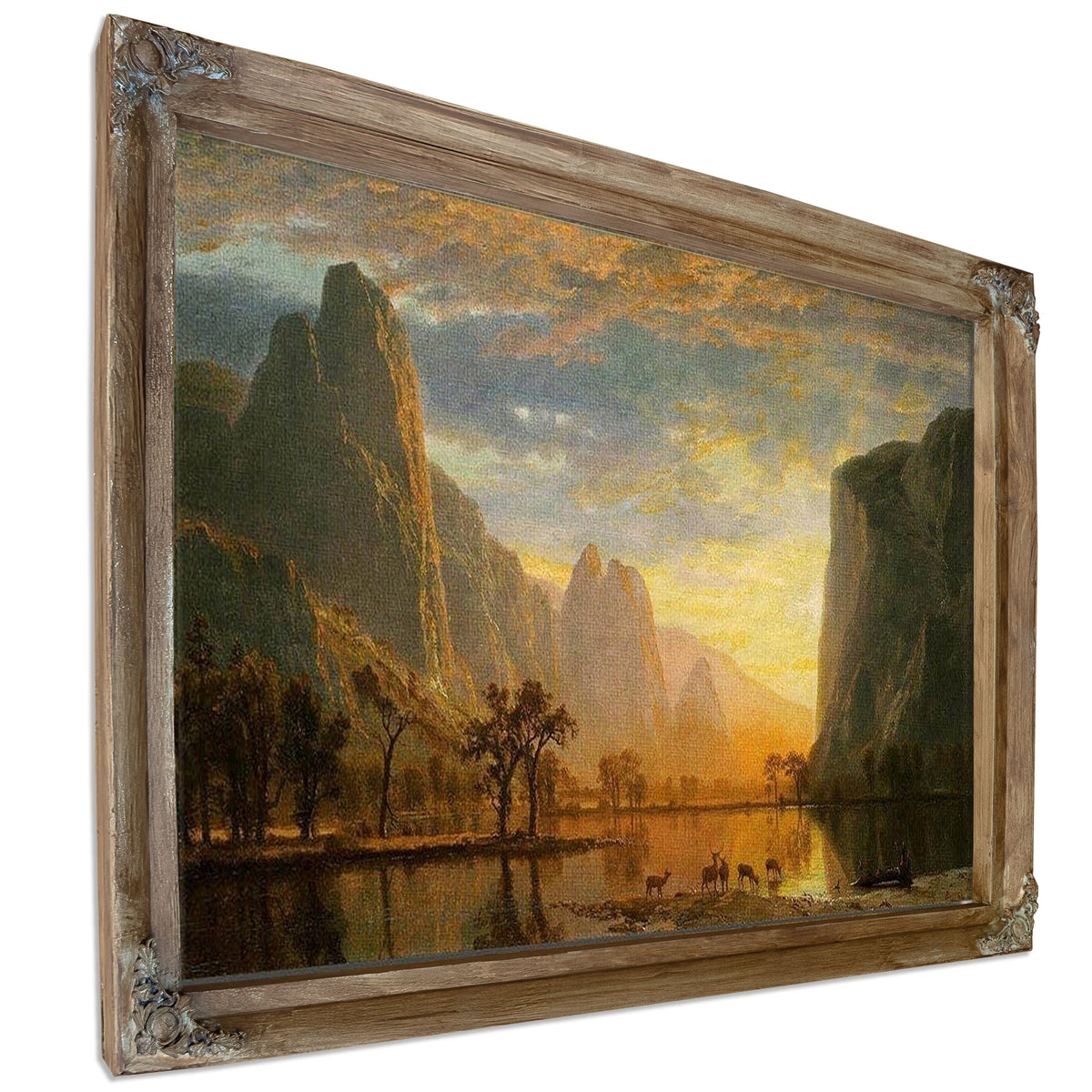 Valley Of The Yosemite By Albert Bierstadt
