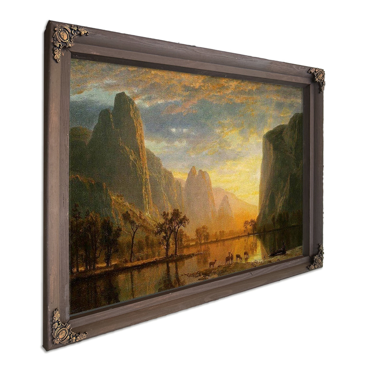 Valley Of The Yosemite By Albert Bierstadt