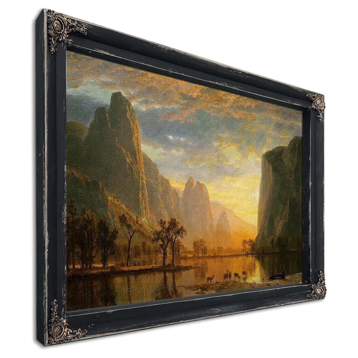 Valley Of The Yosemite By Albert Bierstadt