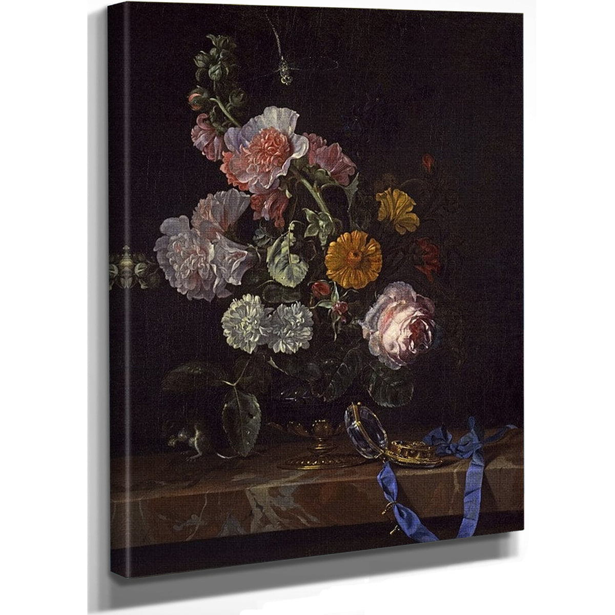 Vanitas Flower Still Life By Willem Van Aelst