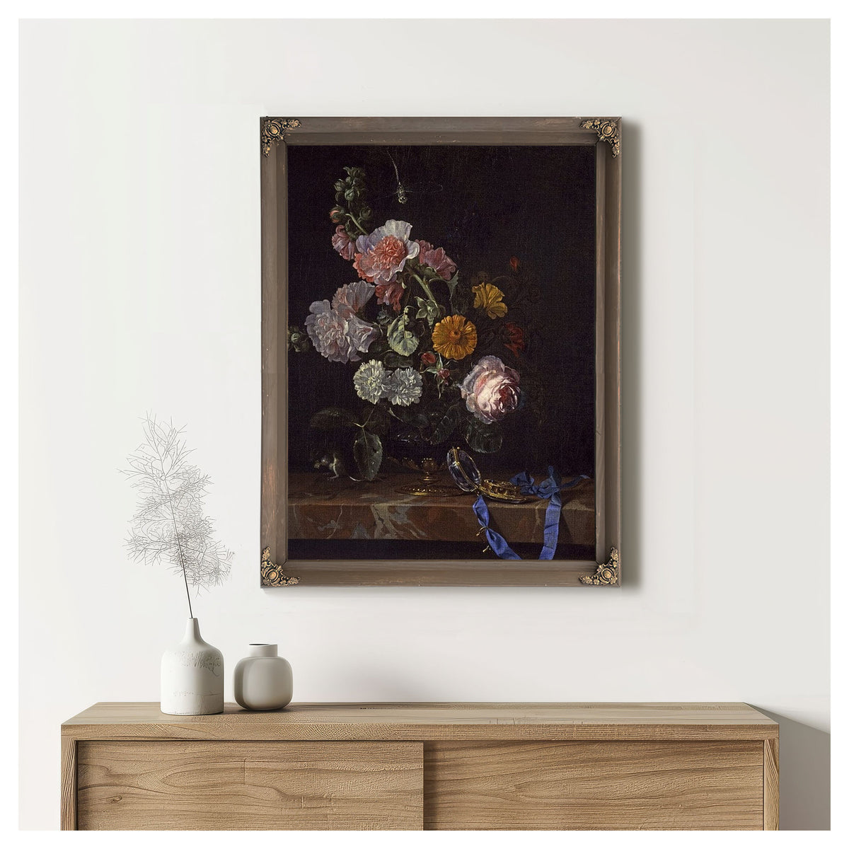 Vanitas Flower Still Life By Willem Van Aelst