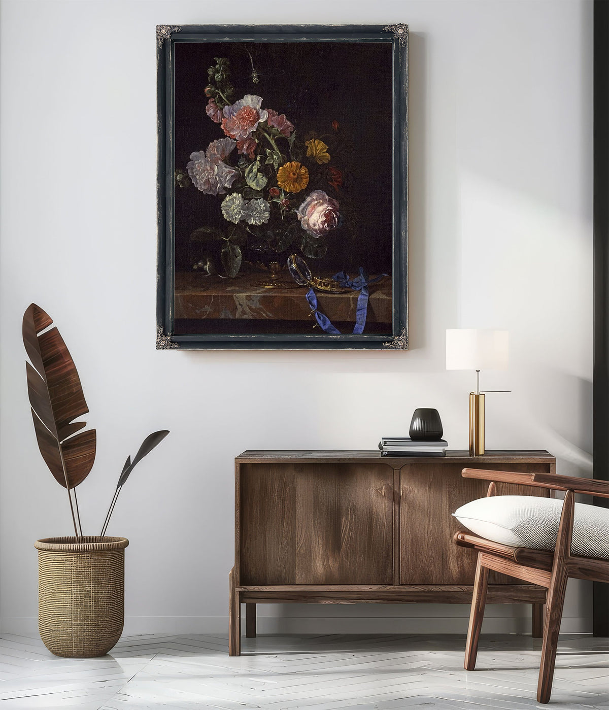 Vanitas Flower Still Life By Willem Van Aelst